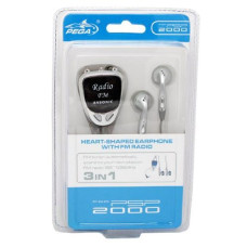 Heart-Shaped Earphone with FM radio for PSP2000