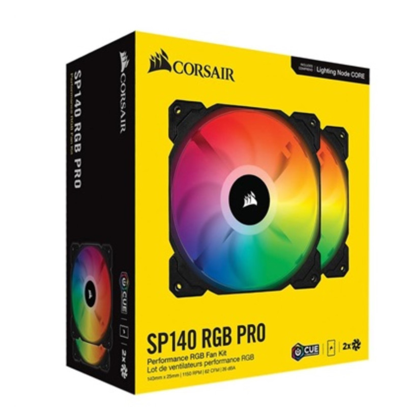 CORSAIR iCUE SP140 RGB PRO Korpuso Ventiliatoriai 2 vnt