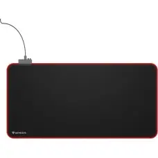 Genesis Mouse Pad | Boron 500 XXL RGB | Mouse pad | 400 x 800 x 4 mm | Black