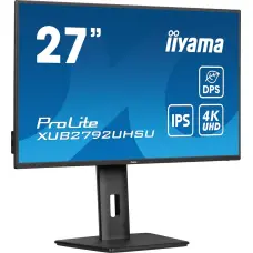 Iiyama ProLite 27’’ IPS panel technology, ultra slim monitor featuring 4K resolution, Dynamic Power Saving (DPS) and height adjustable stand