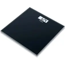 Beurer - GS 10 Bathroom Scale Glass, Black- 5 Years Warranty