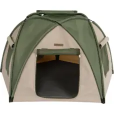 Nordic Paws - Ludvig pet tent, green/grey 100 x 100 x 53 cm - (7000241012575)