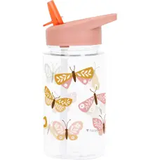 A Little Lovely Company - Drink bottle - Butterﬂies - 7.3 x 16.5 x 7.3 cm