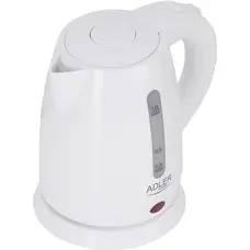 Adler | Kettle | AD 1272 | Electric | 1600 W | 1 L | Stainless steel/Polypropylene | 360° rotational base | White