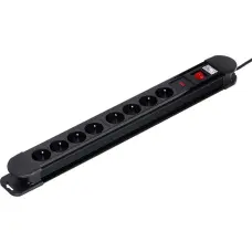Maclean Power strip 8 sockets 1,5m MCE11 wall mount