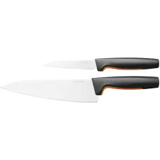 Fiskars - FunctionalForm Knife Set of 2 Pieces - Large Cook’s Knife and Paring Knife