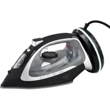 Adler Steam Iron | AD 5043 | Steam Iron | 2800 W | Water tank capacity 300 ml | Continuous steam 30 g/min | Steam boost performance 42 g/min | Black/Silver
