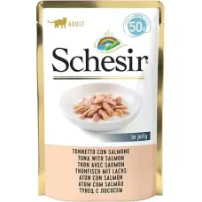 Agras Pet Foods SCHESIR in jelly Tuna with salmon - wet cat food - 50 g