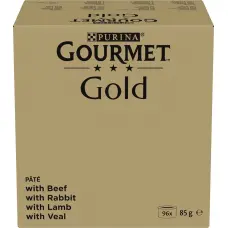 Purina Nestle PURINA GOURMET GOLD Mus Mix 4 Flavors - wet cat food - 96x85g