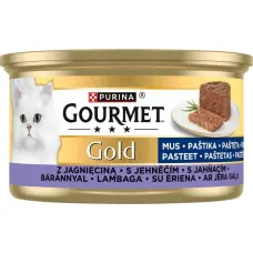 Purina Nestle PURINA Gourmet Gold Mousse with lamb - wet cat food - 85g