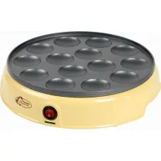 Bestron mini pancake maker APFM700SD, yellow