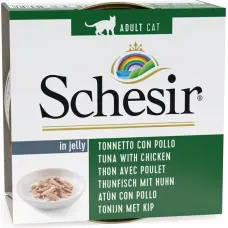 Agras Pet Foods SCHESIR Tuna with chicken in jelly - wet cat food - 85g
