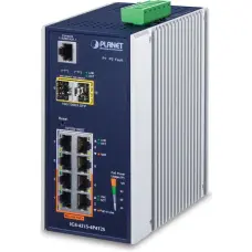Planet IGS-4215-4P4T2S network switch Managed L2/L4 Gigabit Ethernet (10/100/1000) Power over Ethernet (PoE) Blue, White