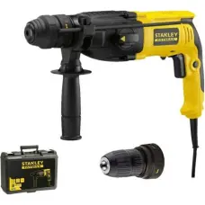 Stanley SDS+ 800W Hammer Drill, 2.4 J, 0-4,670 bpm, Case