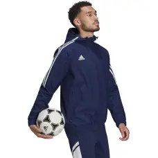 Adidas Men's Condivo 22 All-Weather Jacket navy blue HA6266