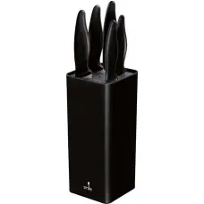 Smile SNS-6 6-piece block knife set black