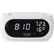 Adler LED clock with thermometer | AD 1186