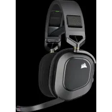 Corsair HS80 RGB Wireless Belaidės Žaidimų Ausinės | Carbon