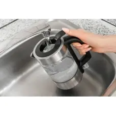 Proficook PC-WKS 1228 G electric kettle 0.5 L 1100 W Stainless steel, Transparent