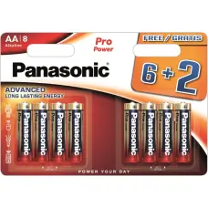 Panasonic Batteries Panasonic Pro Power battery LR6PPG/8BW (6+2)