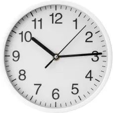 Platinet wall clock Wink, white (45955)