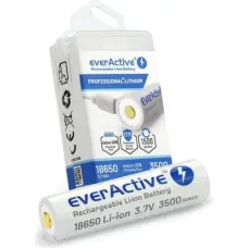 Everactive Rechargeble battery 18650 3,7V Li-ion 3500 mAh micro USB