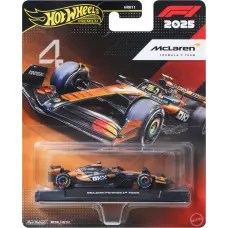 Mattel HOT WHEELS PREMIUM F1 McLaren Lando Norris bolidas 4 (JKD88)