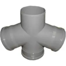 Wavin BRANCH S&W DOUBLE 110X110X110/67 PP GREY