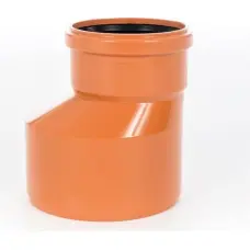 Wavin Sewer reducer 110x160 PVC brown