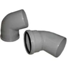 Wavin Bend s&w110x67 PVC grey