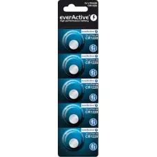 Everactive Mini CR1220 lithium batteries blister of 5 pieces