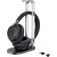 Yealink BH76 Plus with Charging Stand Teams Black USB-C/A Headset