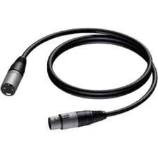 Procab CABLE XLR MALE-XLR FEMALE 3 M