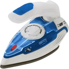 Camry CR 5040 | Steam travel iron | 1600 W | Water tank capacity 80 ml | Continuous steam 10 g/min | Steam boost performance 50 g/min | Blue/White
