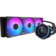 No Name Cooler Master MasterLiquid Atmos II 360 LCD Black Processor Liquid cooling kit 12 cm 1 pc(s)