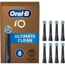 Braun Oral-B iO Ultimative Reinigung Aufsteckbürsten schwarz (8 Stk.)