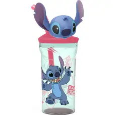 Stor - STITCH 3D figurine tumbler bottle - 360 ml