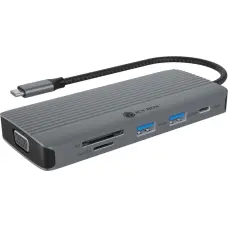No Name ICY BOX IB-DK4040a-CPD Wired USB 3.2 Gen 1 (3.1 Gen 1) Type-C Aluminium, Silver
