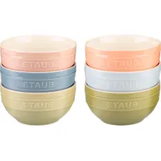 Staub SERVING Zestaw 6 misek 12 cm, wielokolorowe