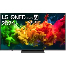 LG QNED 4K evo AI Mini LED TV | 65QNED8EB3B | 65 | Smart TV | webOS | UHD | Black