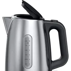 Braun PurShine WK102AI-WK1500BK electric kettle 1.7 L 2200 W Black, Stainless steel
