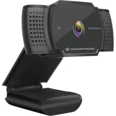 No Name Conceptronic AMDIS 2K Super HD Autofocus Webcam with Microphone
