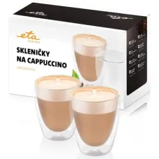 ETA | Cappuccino cups | ETA418193010 | For cappuccino coffee | 2 pc(s) | Dishwasher proof | Glass