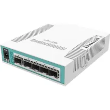 Konica Minolta Mikrotik CRS106-1C-5S switch Gigabit Ethernet (10/100/1000) support PoE White