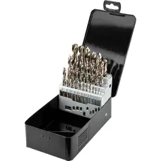 Neo Tools Wiertła do metalu HSS-Co 1.0-13.0 mm, zestaw 25 szt.