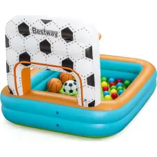 Bestway Kick ‘N Swish 3-in-1 Multi-Use Inflatable Ball Pit with 18 Play Balls