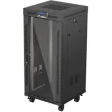 Lanberg FF01-6624-12BL rack cabinet 24U Freestanding rack Black