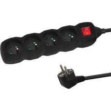 Esperanza ELK213K Power strip 4GN/3M Black