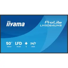Iiyama LH7564UHS-B1AG Signage Display Digital signage flat panel 190.5 cm (75