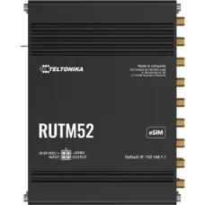 Teltonika RUTM52100000 wireless router Gigabit Ethernet Dual-band (2.4 GHz / 5 GHz) 5G Black